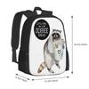 Watercolor Raccoon Coffee Lover Teen College Student Backpack Pattern Design Bags Watercolor Animals Coffee Lover Coffee Art