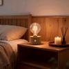 Retro LED Night Light: Rechargeable Bedside Atmosphere Lamp