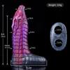 Silicone Delay Ejaculation Cock Sleeve Enlarger Reusable Soft Big Knot G-spot Stimulator Penis Sleeve Extender Sex Toys for Men