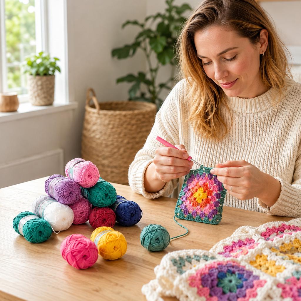 Yarn Crochet Advent Calendar Surprise Gift Box, Holiday Countdown for Christmas