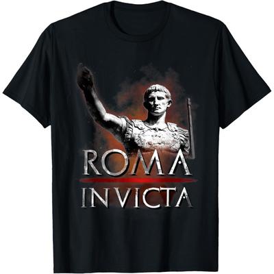 SPQR Ancient Rome T-Shirt Caesar Augustus Roma Invicta