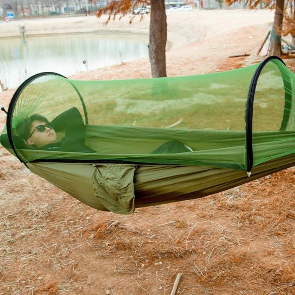 Breathable Portable Hammock Anti-Mosquito Outdoor Hammock Mosquito Net Hammock  Hiking