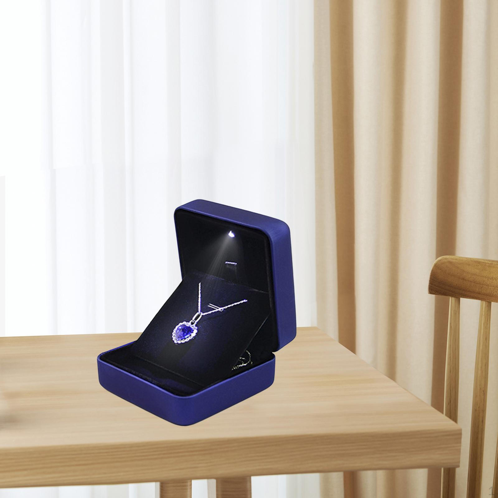 Elegant LED Pendant Box for Jewelry Storage and Display