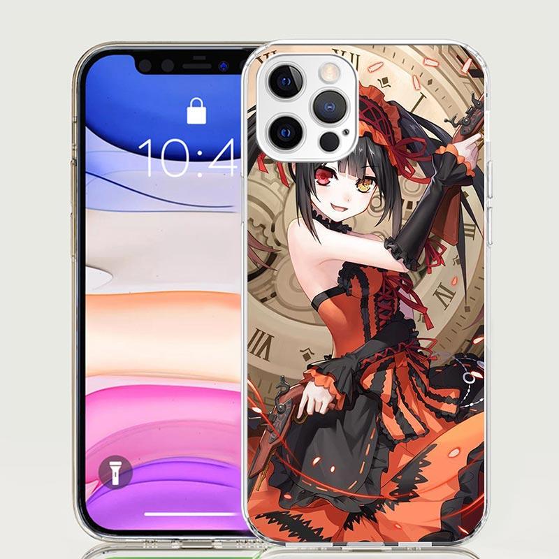 Date A Live Tokisaki Kurumi Phone Case For iPhone 17 Air 16 15 Plus 11 14 Pro Max 13 Mini 12 7 8 + SE Pattern Art Customized Cov