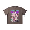 260 GSM Double Yarn 32 Count 100% Cotton Dandadan V22 Momo Seiko Print Unisex Heavy Cotton T Shirt