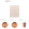 Stylish Rose Gold Stamping Party Tableware Perfect For Wedding Birthday Babyshower Festivities