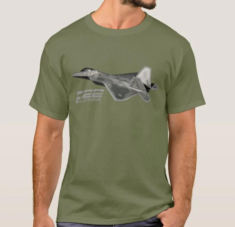 US Air Force F22 Raptor Stealth Fighter TShirt 100 Cotton ONeck Short Sleeve Summer Casual Unisexs Tshirt Streetwear