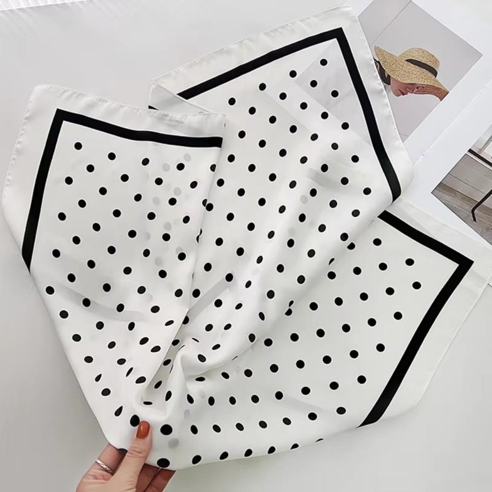 70x70cm Square Scarf Simulated Silk Headscarf Elegant Neck Scarf for Women