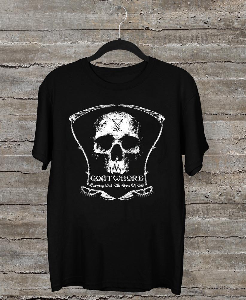 

Goatwhore Carving Out the Eyes of God Short Sleeve Black All Size T-Shirt Tops Tee S