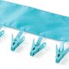 Portable Clothes Clip Rack Multifunction Bathroom Travel Foldable Hanging Towel Clips