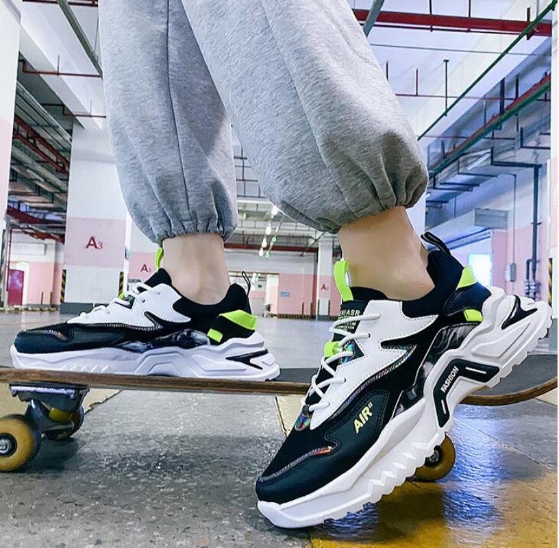 Neue Lässige Sportschuhe für Herren Trendschuhe Herren-Sneaker Männlich Atmungsaktiv Plateau Tenis Masculino Schuhe