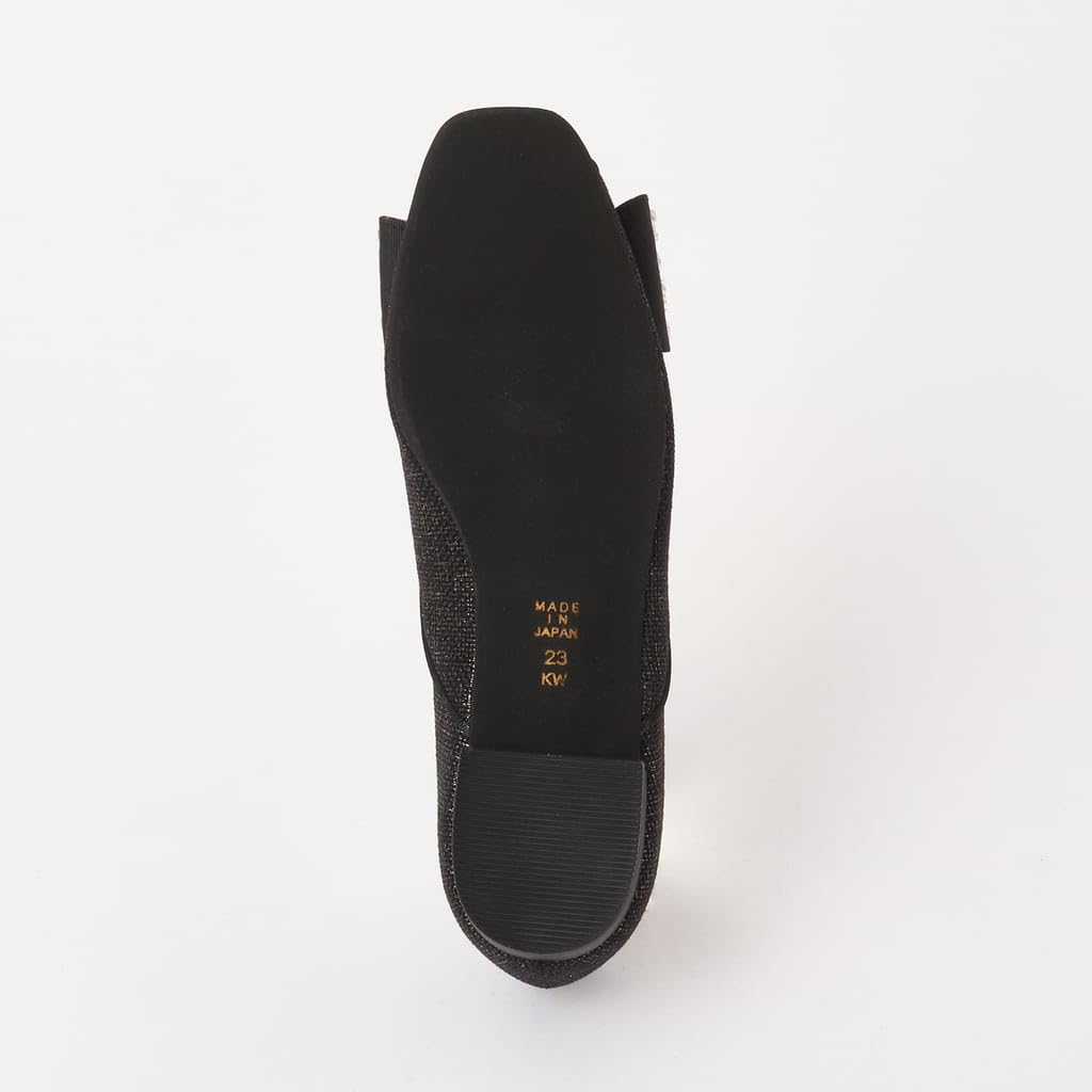 Flache Schuhe mit niedrigem Absatz Hergestellt in Japan Schwarz 131015200008 [Diana] 22.0cm