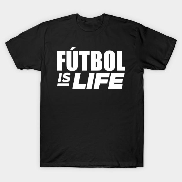 Men Black Print T-shirt Futbol Is Life No-Cut Transfer Paper Print Cotton Tshirt M чёрный