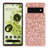 Glitzerhülle für Google Pixel 7 Pro 6 8 Silikon-Stoßfänger Stoßfest Hartplastik Beschichtet Handyhülle für Pixel 8 Pixel 7