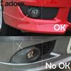 Car Front Fog Light Lamp Cover Trim For Mitsubishi Lancer 2008-2010 2011 Chrome Head Foglight Foglamp Bezel Trims Accessories