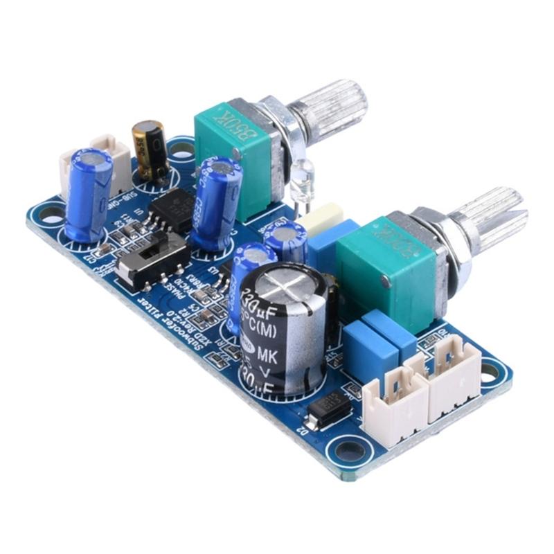 Low Pass Filter Bass Subwoofer Pre-AMP Amplifier Board Featuring NE5532 Chip And Adjustable Tone For Amplifiers