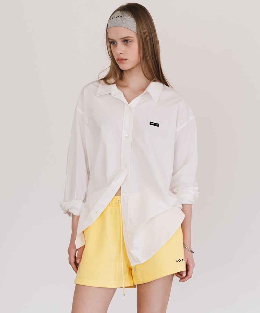 INJIACTIVE Cotton Hip Pocket Sweat Shorts Yellow