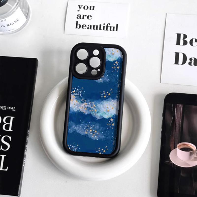 Applicable To iPhone15 Landscape Oil Painting Creative Soft Case Mobile Phone Case 17ProMax Simple 14 Advanced 13 Fine Hole 12