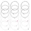 18Pcs Electric Guitar Strings Nickel Alloy Ball End Wound Regular Light for Guitarist