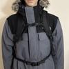 The North Face 28L Unifarbener Minimalistischer Sportrucksack Outdoor-Tasche Unisex Rucksack Schwarz NF0A5IW2JK3