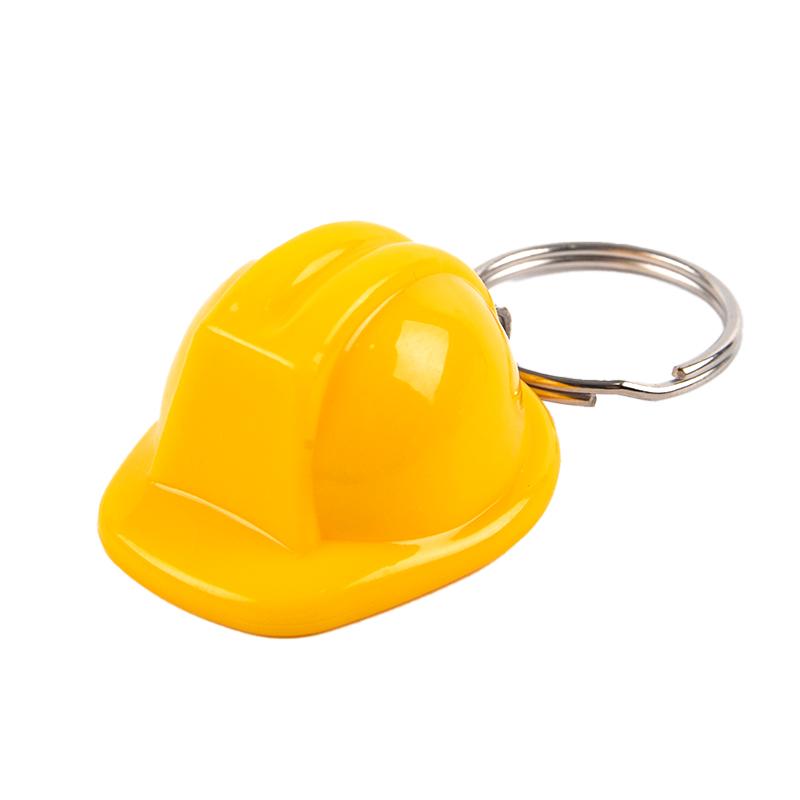 Helmet Hard Hat Keychain Holiday Creative Safety Helmet Keying Jewelry Gift