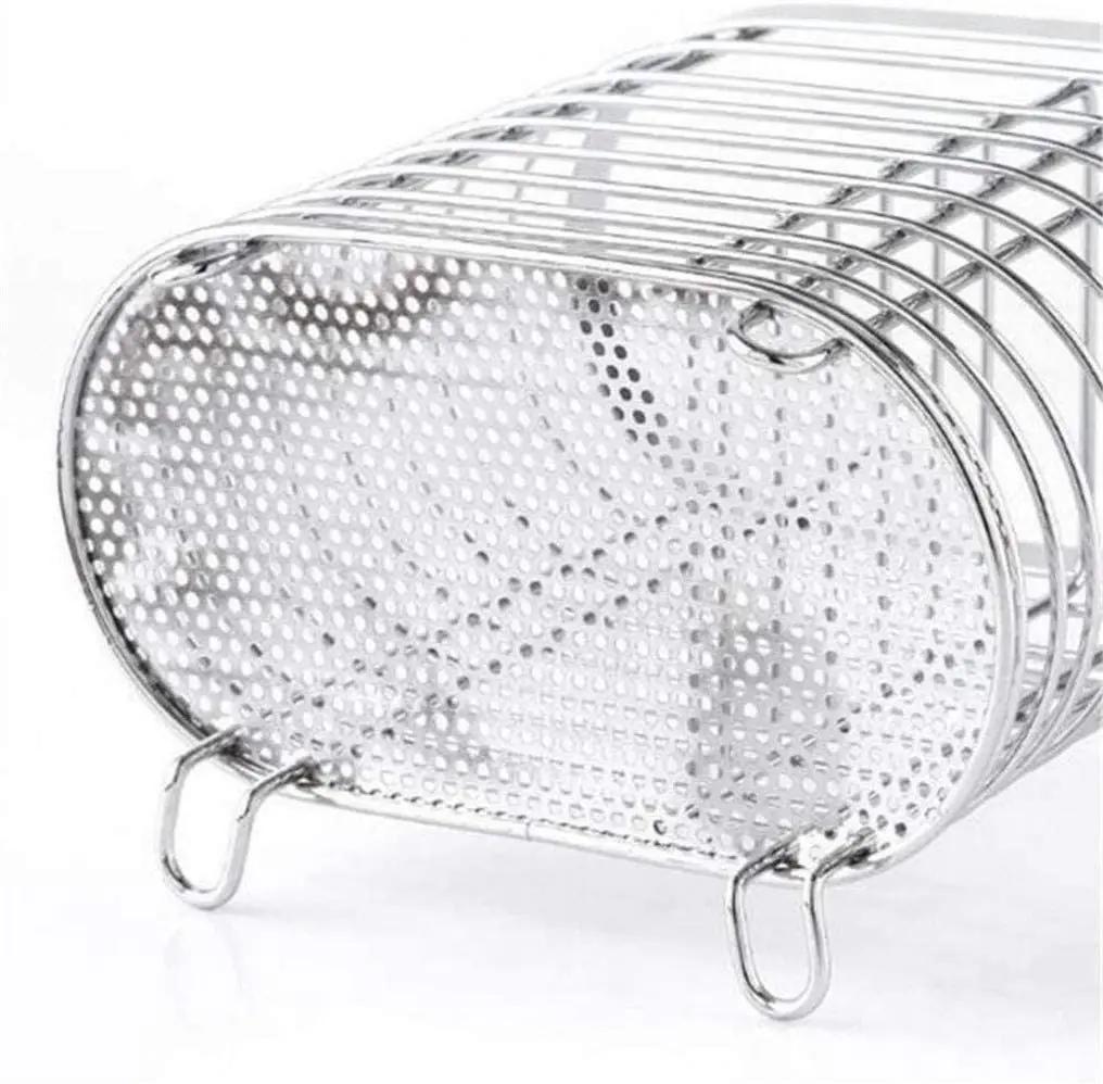 Kitchen Organizer Rack Stainless Steel Dish Cutlery Rack Drainer Drying Tray Kitchen Utensil