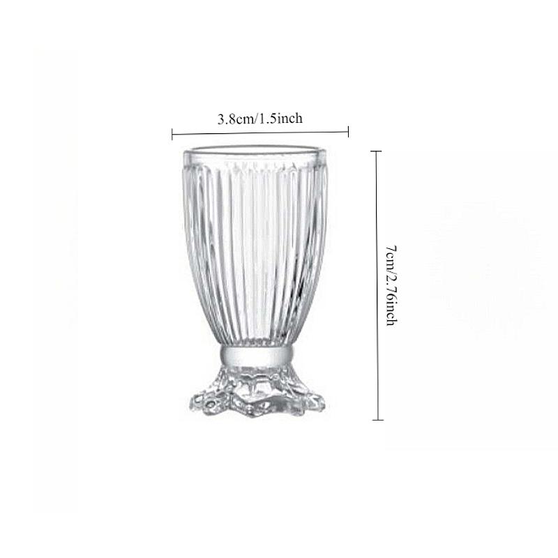 

Mermaid Shaped Glass Cup Fish Scale Pattern Relief Wine Glass Creative Pineapple Cup Beer Cup Household Juice Cold Drink Cups 1pcs