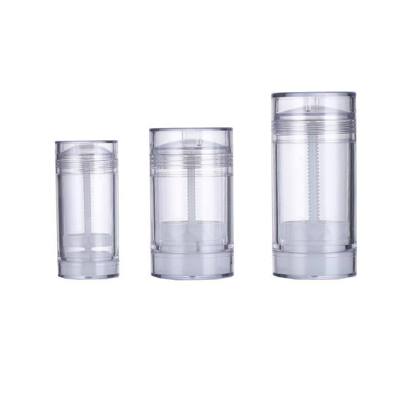 15/30/50/75G tuba deodorantu Ručně vyrobená kulatá Twist Up Spodní výplň Prázdná tyčinka na vyplnění náplně tyčinky Deodorant Cestování