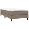 Vidaxl Rama Łóżka Bez Materaca Taupe 90X200 Cm Tkanina