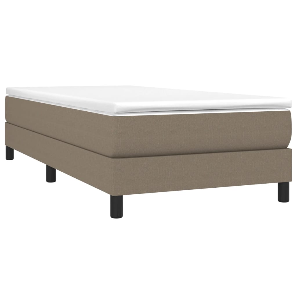 Vidaxl Rama Łóżka Bez Materaca Taupe 90X200 Cm Tkanina