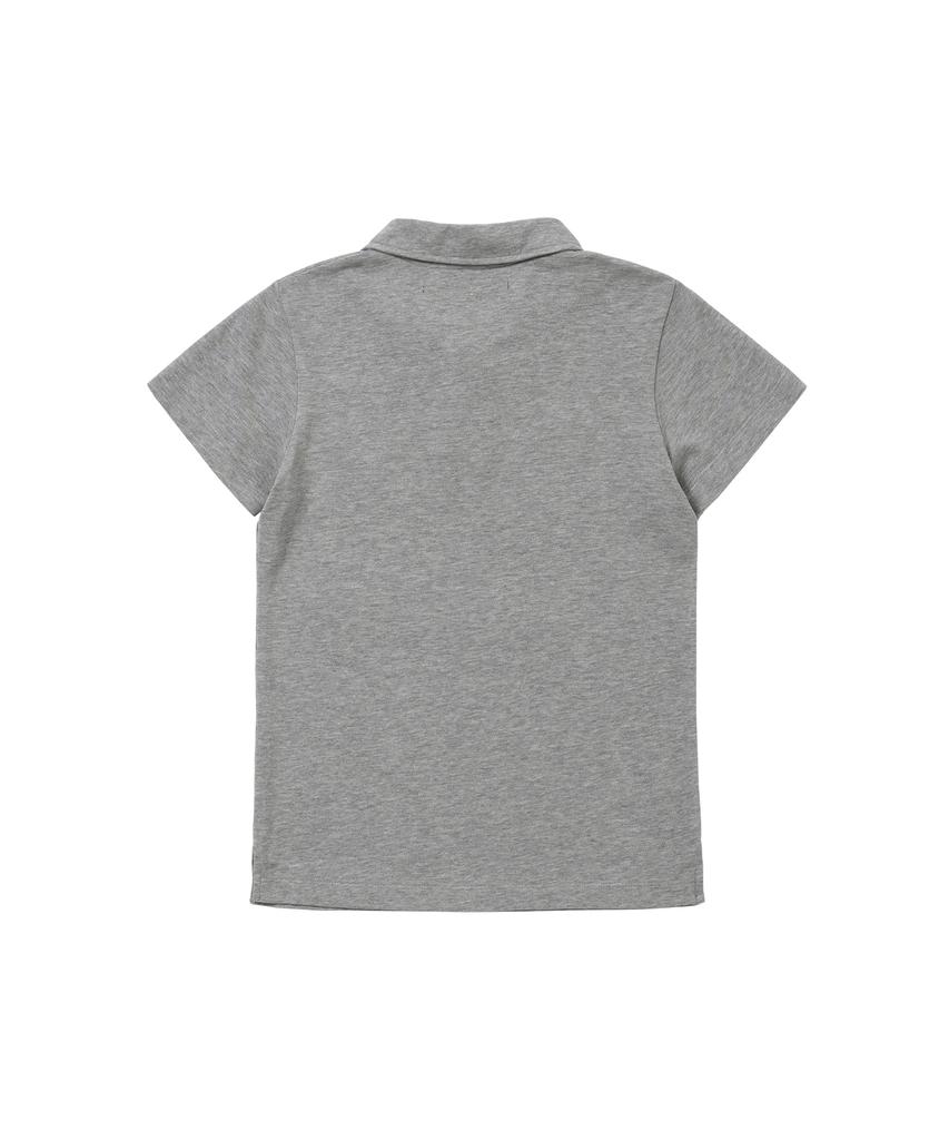 WELLBEING EXPRESS Football Pk Half Sleeve Melange Gray