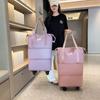 High-capacity Portable Wheel Handbag Wet And Dry Separation Expansion Multi-Layer Luggage Bag Foldable Universal Wheel Travel