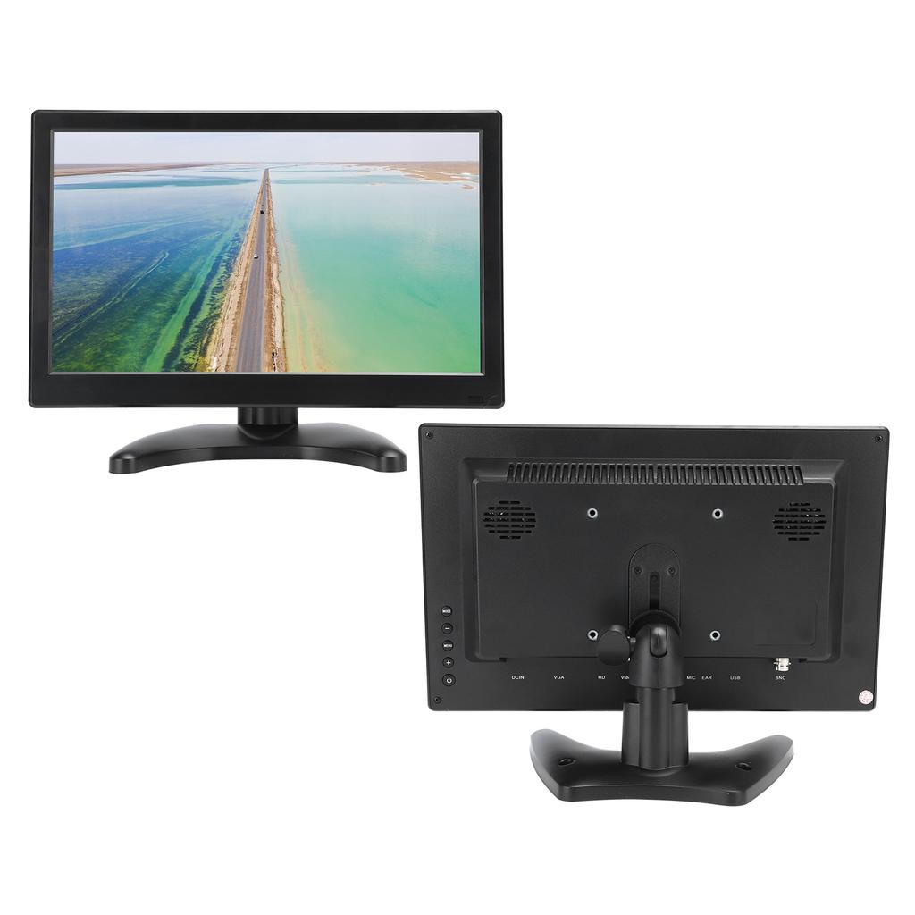 Portable Monitor Display HDMI VGA AV USB BNC Wall Mount Card Playback  11.6in