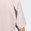 Adidas Logo Comfortable Breathable Round Neck Short Sleeve T-Shirt Women Tops Light-Pink JN3506