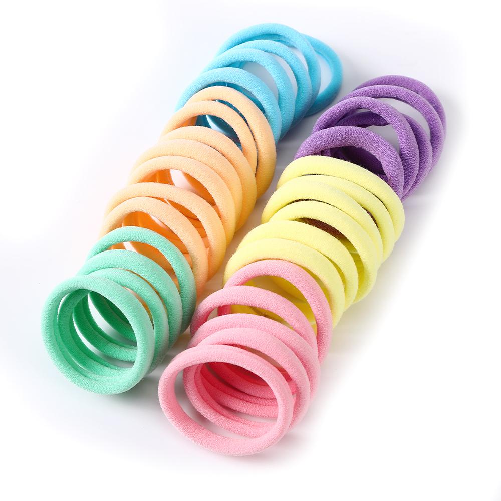 Women High Elastic Rubber Bands Seamless Hair Rope Durable Fashion No Crease Ponytail Holder Rubber Band Hair Accessories