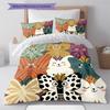 Butterfly Pattern Bedding Quilt Set Quilt Cover Pillowcase Home Decoration Birthday Gift (1 * duvet cover + 2 * pillowcase, without core)