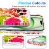 For iPhone 16 Pro Max Magnetic Case Wave Edge Glitter TPU Phone Back Cover