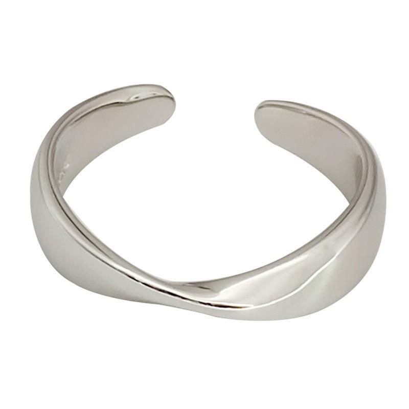 Mobius Twist Women s Open Ring: Chic, Simple, Trendy Index Finger Accessory. Adjustable Open Ring