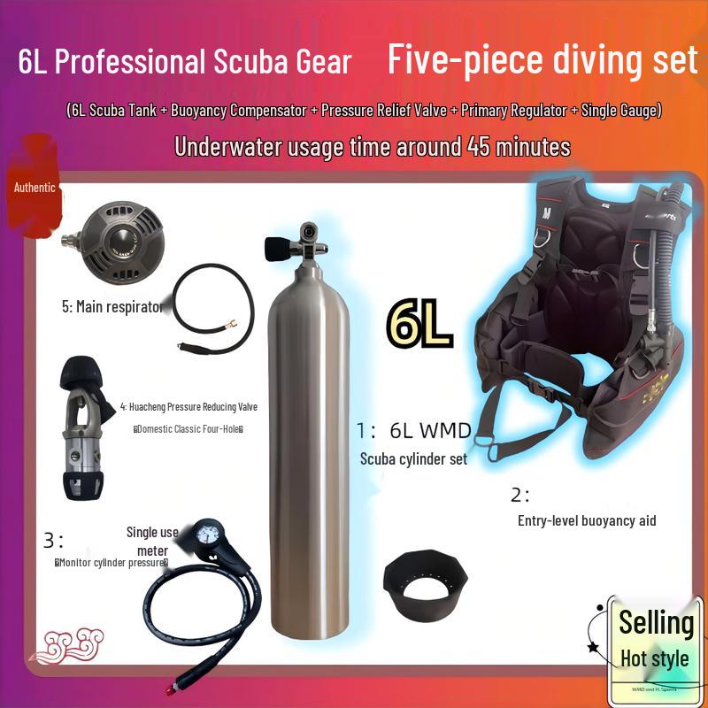 Scuba Diving Oxygen Tank & Emergency Gear