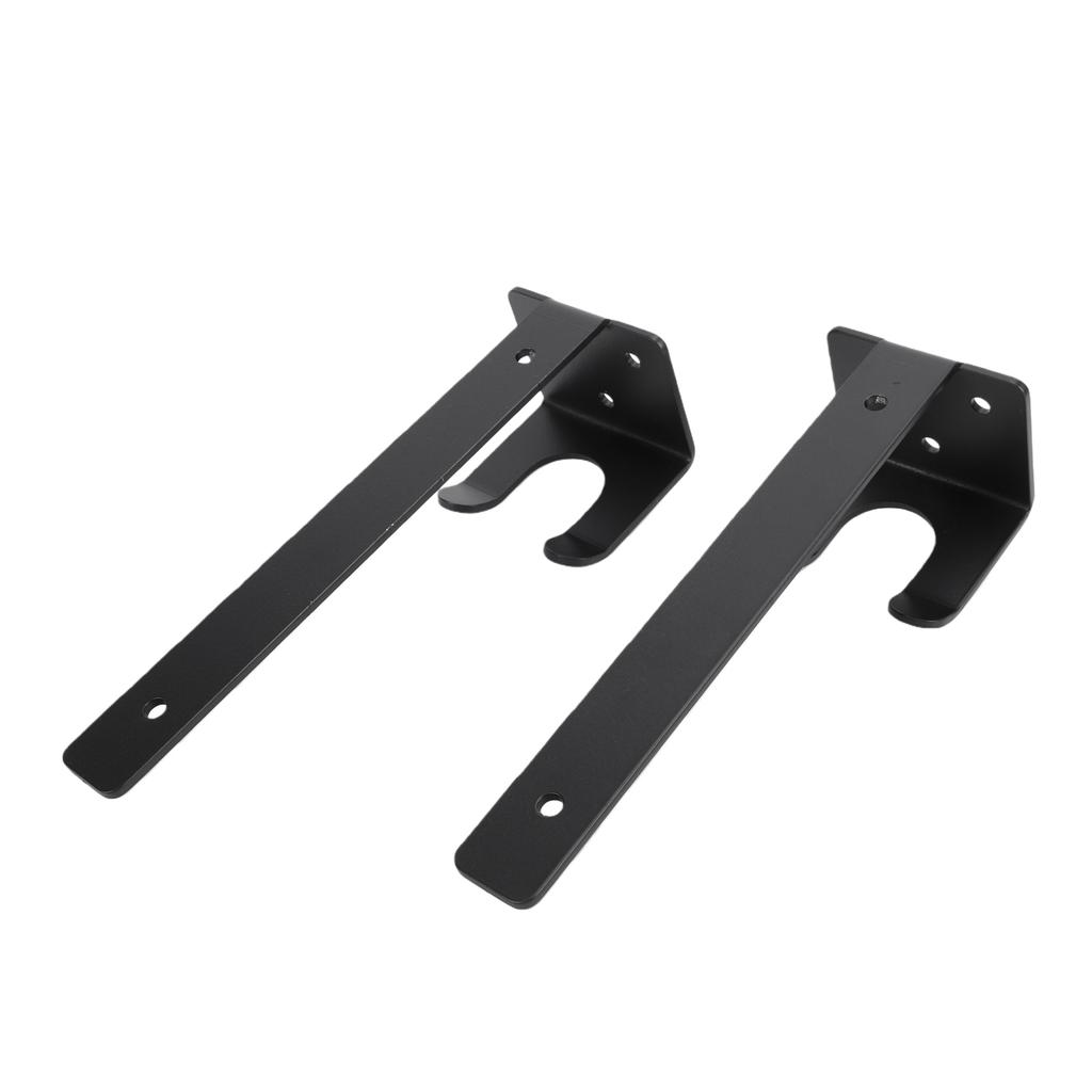 Schwebendes L-Regalhalterung Schwerlast Schwarz Stütze mit Haken Eisen Regalhalterung für Wandlagerung Organizer