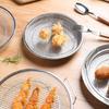 Netz-Abtropfschale für Öl Rostfrei Heißluftfritteuse Abtropfkorb Küchenhelfer Tempura Abtropfschale Obst
