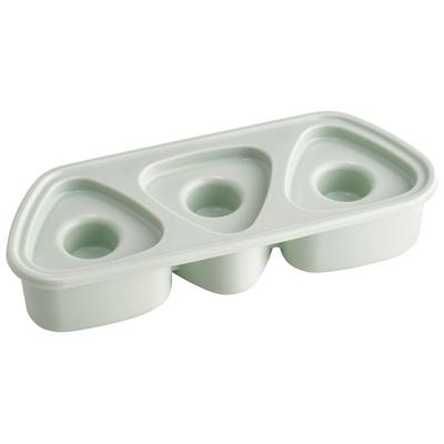 Skater Onigiri Dull Molds, 3-Piece Set, Green, LKON3AG-A
