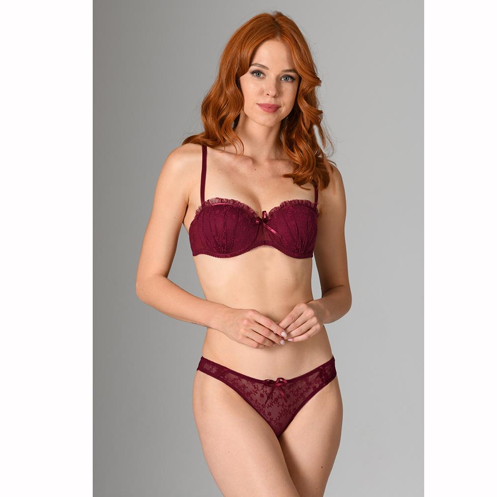 

Бюстгальтер без бретелек NBB Claret Red Rose Pink