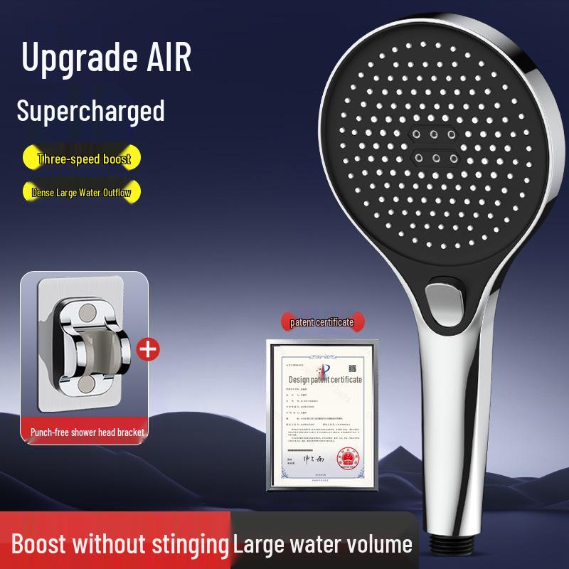 Ultra Pressurized Rain Shower Head with Built-in Water Heater for Enhanced Bathing Experience