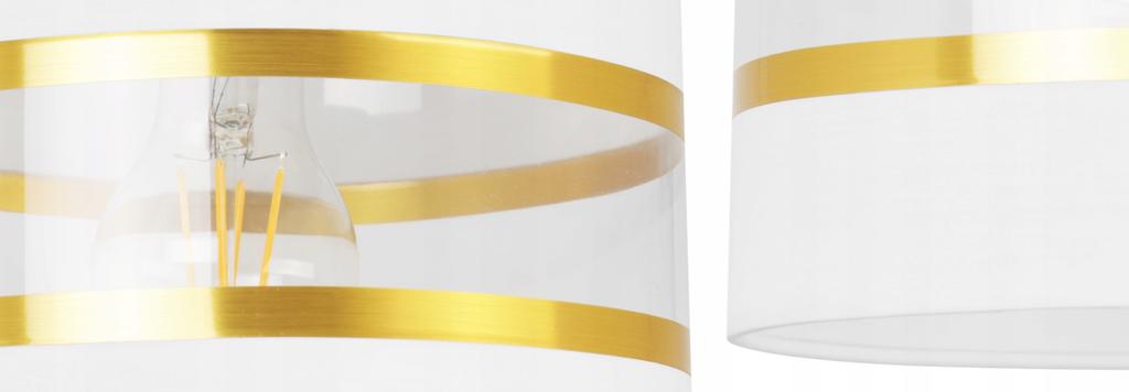 Night Table Lamp, Elegant Gold Lampshade, 20 Cm