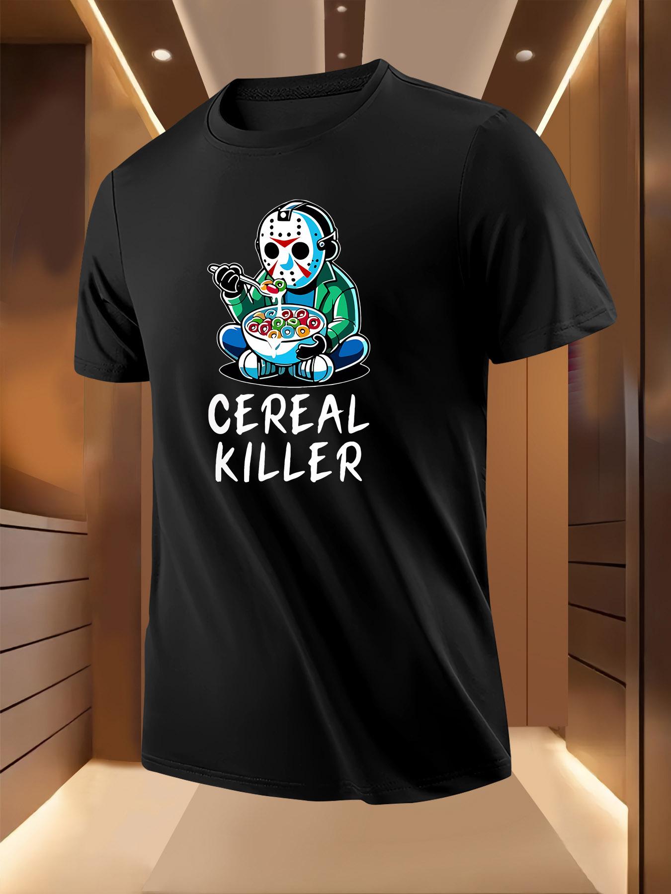 Graphic Tshirt -  Cereal Killer  Graphic Print S