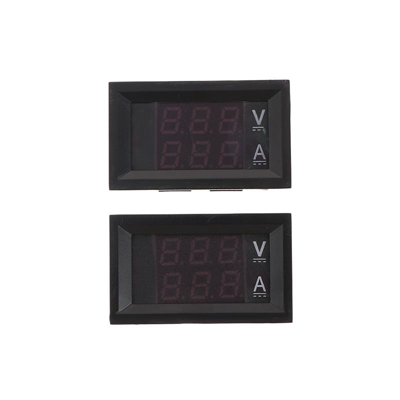Mini digitální voltmetr ampérmetr DC 0-100V 50A Ampérmetr voltmetr proudový detektor tester 0,28" duální LED displej měřič + boční