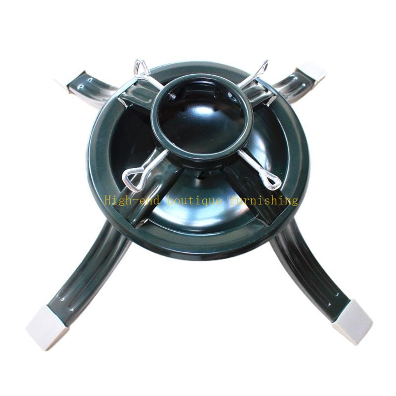 

Strong Iron Christmas Tree Stand Round Shaped Plate Tree Base for Live Trees