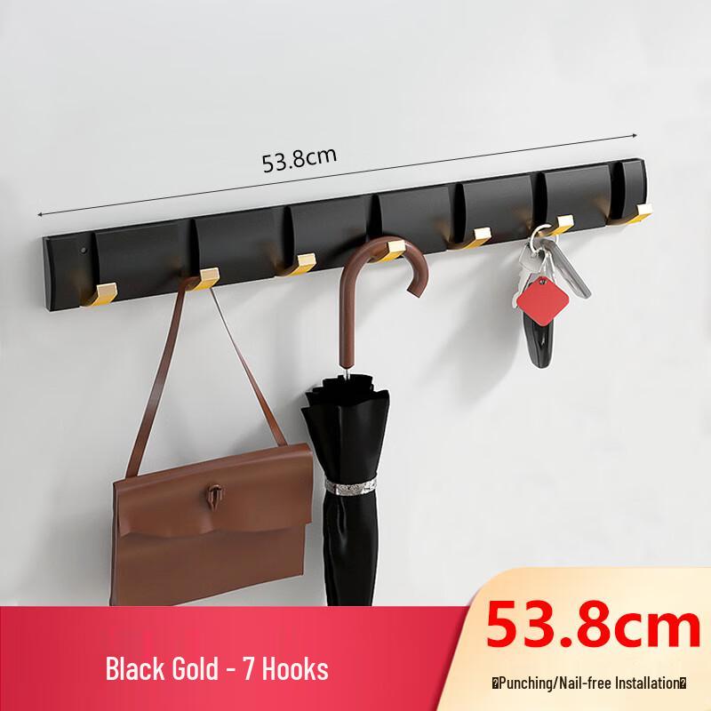 Punch-Free Folding Bathroom Door Hook