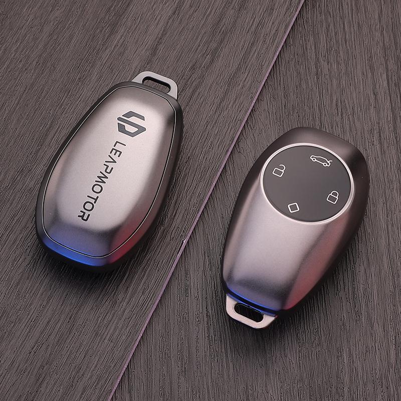

For Leapmotor B10 T03 C01 C11 Car Key Case Cover Key Fob Cover Tpu Remote Key Holder Anti-Scratch Keychain Accessories